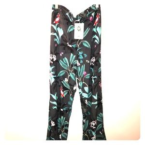 Crepe Wide Leg Trouser Pants